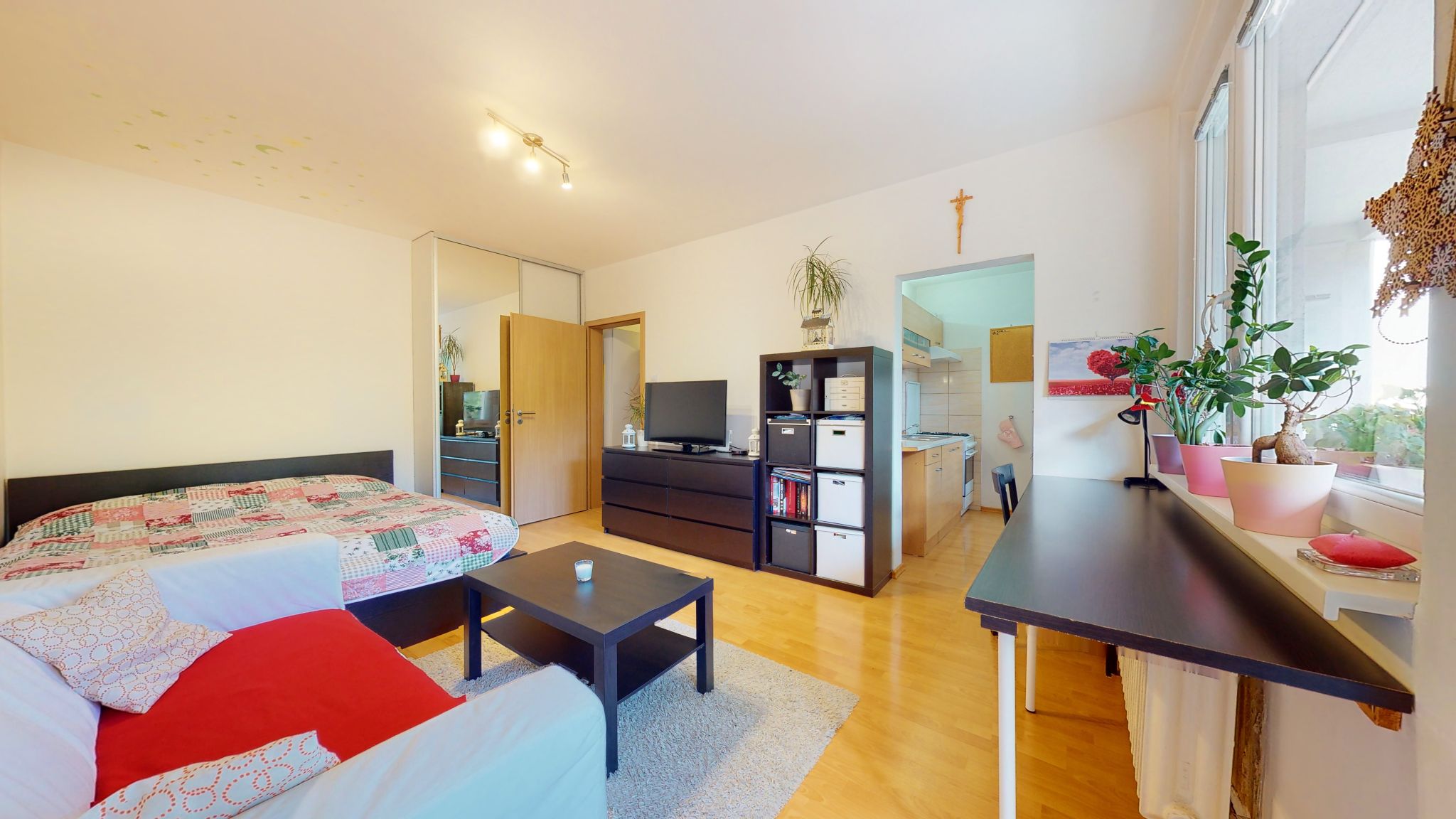 PREDANÉ!!! 3D!!! Na predaj zariadený 1izb. byt, 39m2, ul. Ľuda Zúbka, Dúbravka