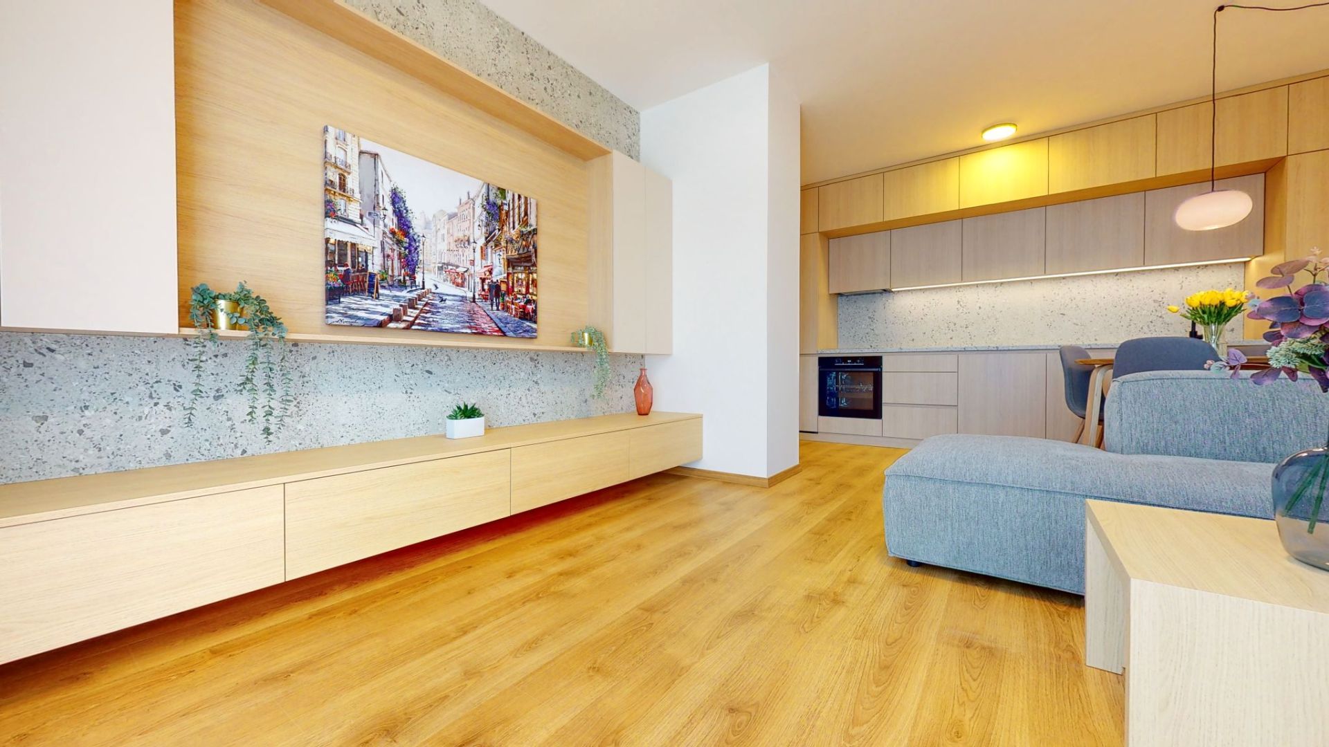 Zariadený 3izbový byt, klimatizácia, 69m2, OVOCNÉ SADY, Ružinov