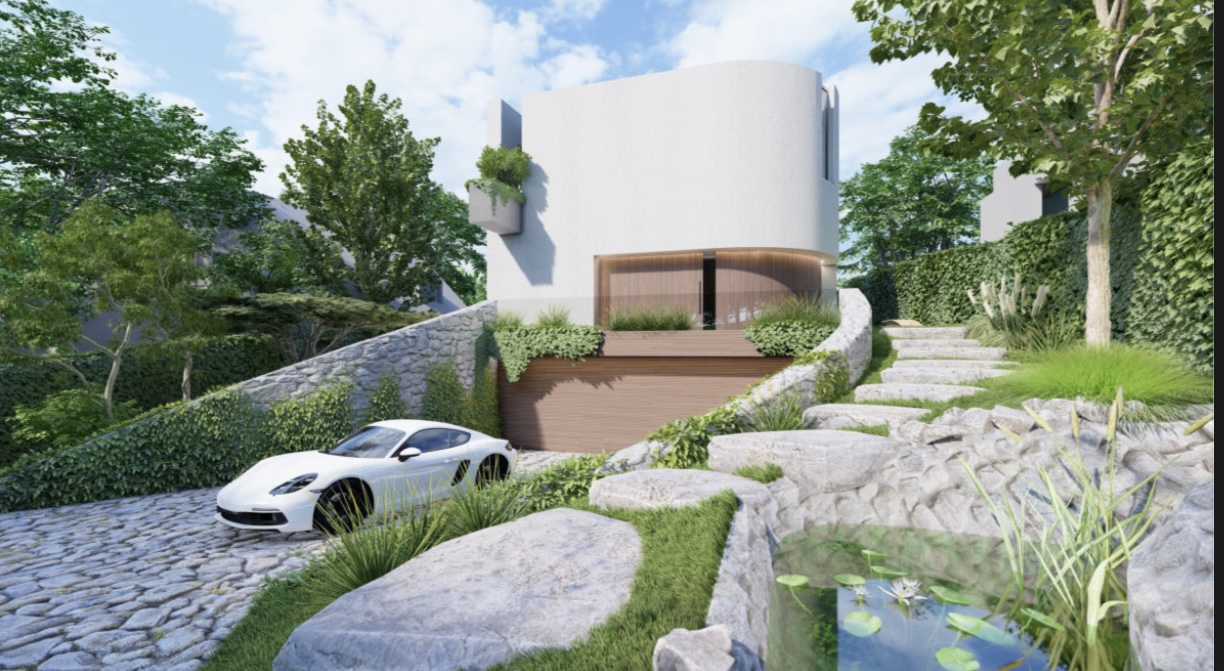 Stavebný pozemok 887m2 s projektom, Liščie údolie, Bratislava